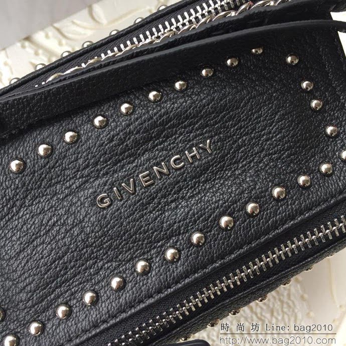 GlVENCHY紀梵希 原單 潘多拉 化妝包 黑色 可手拿 手拎 452155  tsg1230